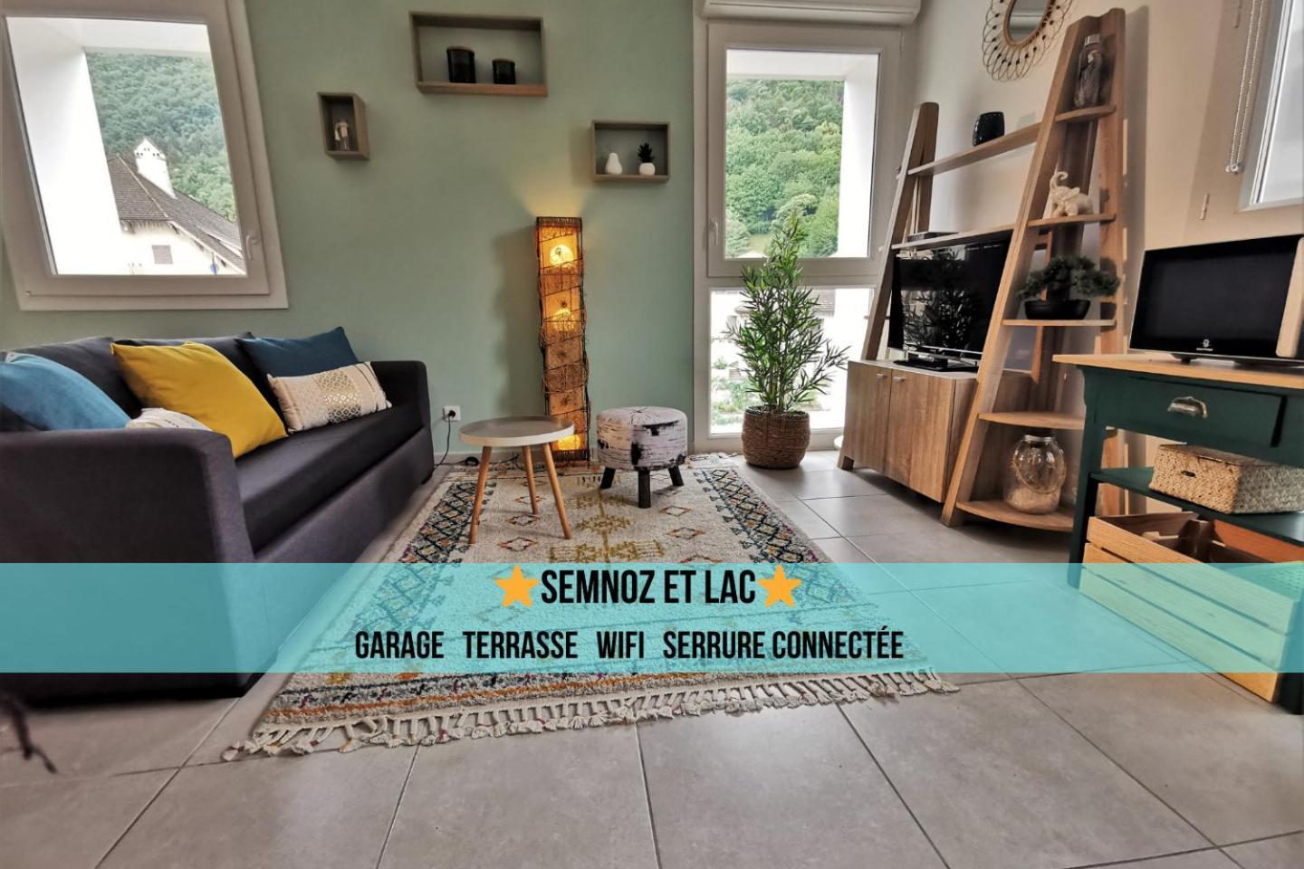 Semnoz & Lac - Wifi - Parking - Netflix - Balcon - Centre-Ville Sevrier Ngoại thất bức ảnh